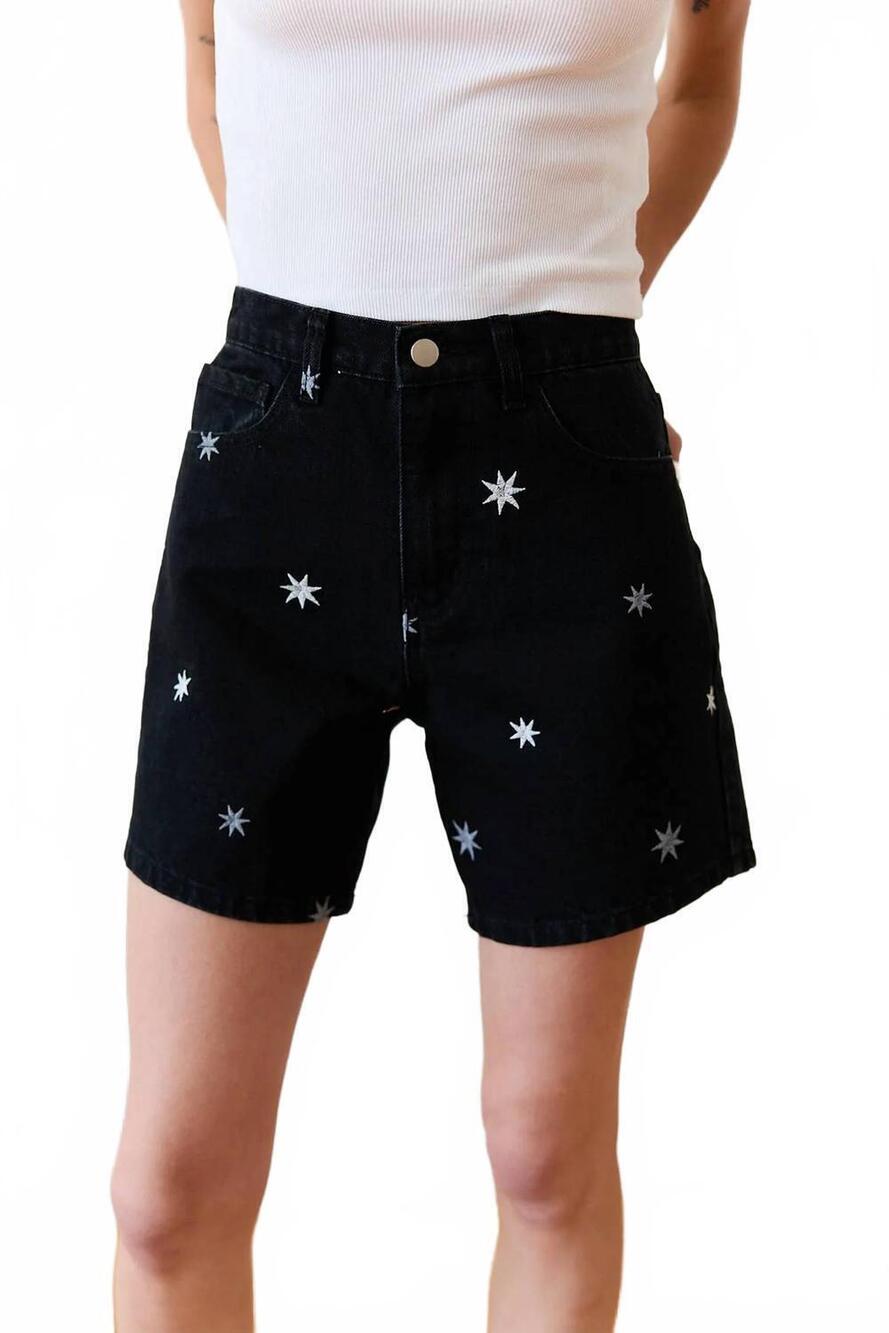 NEW RAISONNEL emerson high waist short in starry black
